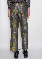Load image into Gallery viewer, Floral Jacquard Fatigue Pant - From the Archives A/W 22 collection sample

