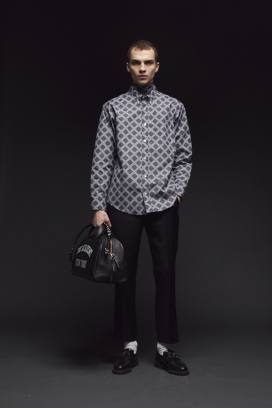 Chain Print Button Down: Archive Autumn / Winter 22 collection sample