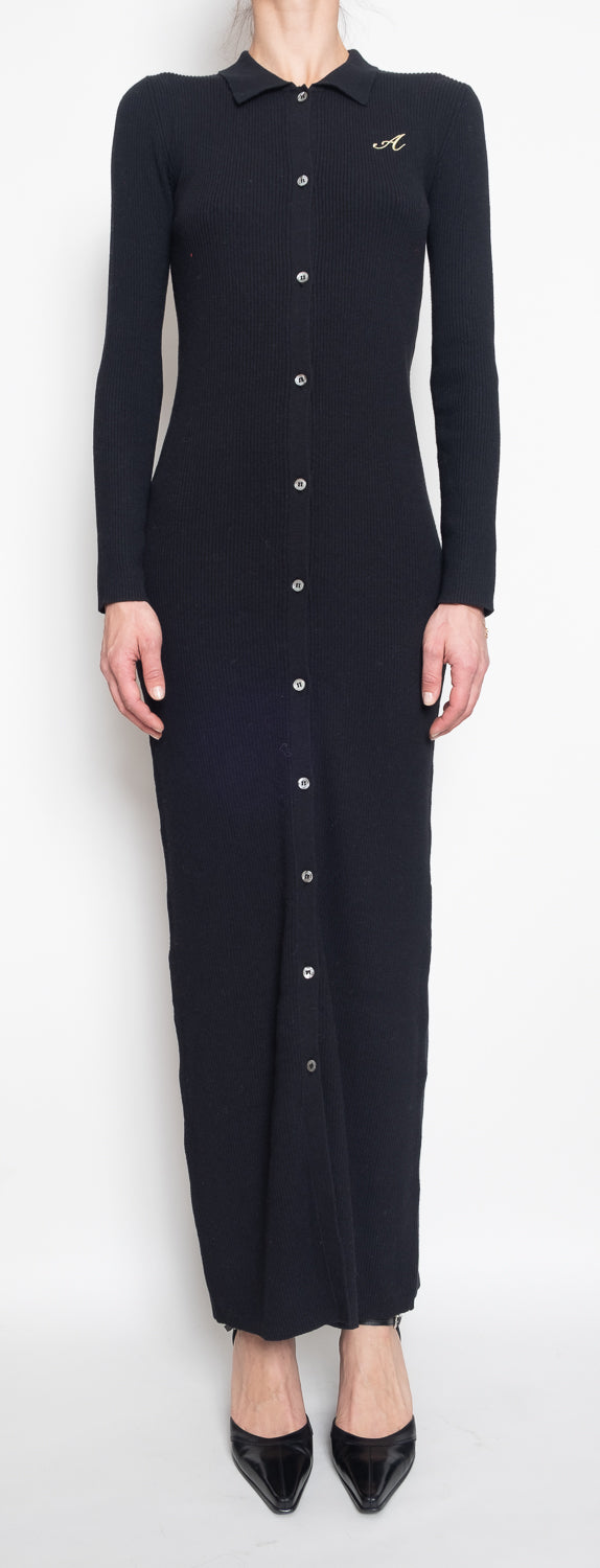 Ribbed Polo Dress: Archive Autumn/Winter 22 collection sample