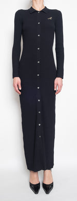 Load image into Gallery viewer, Ribbed Polo Dress: Archive Autumn/Winter 22 collection sample
