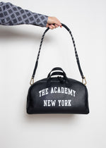 Load image into Gallery viewer, Academy Black Leather Gym Bag
